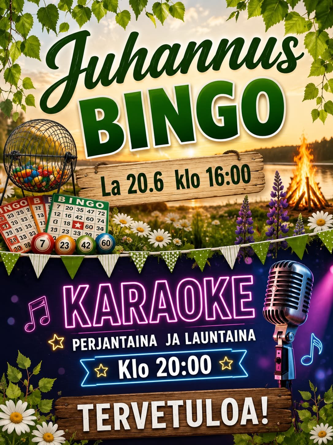 Saari Lotus juhannusbingo